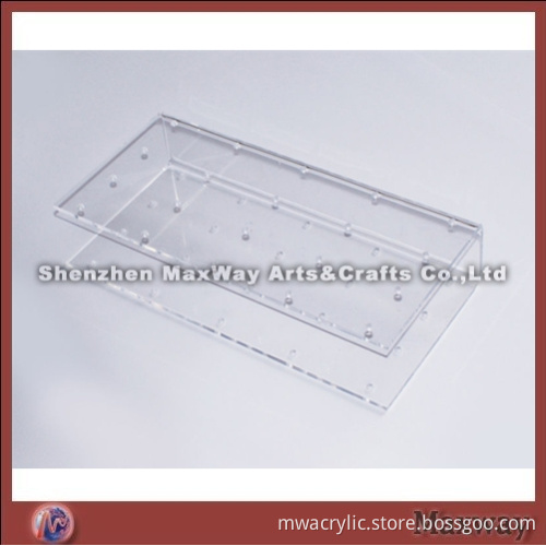 Rectangle Bending Table Clear Acrylic/Perspex Lollipop Holder